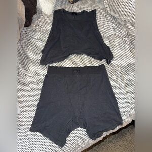 SKIMS Black Sleep Set - Top & Bottoms Included